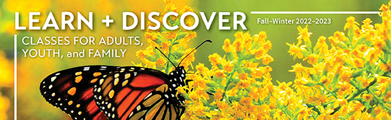 Learn and Discover: Classes for Adults, youth and family; Fall-Winter 2022/2023